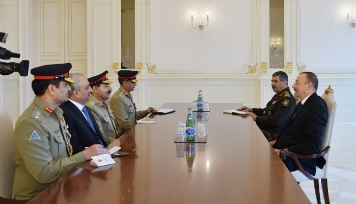 Azerbaijani president receives Pakistan`s CJCSC 